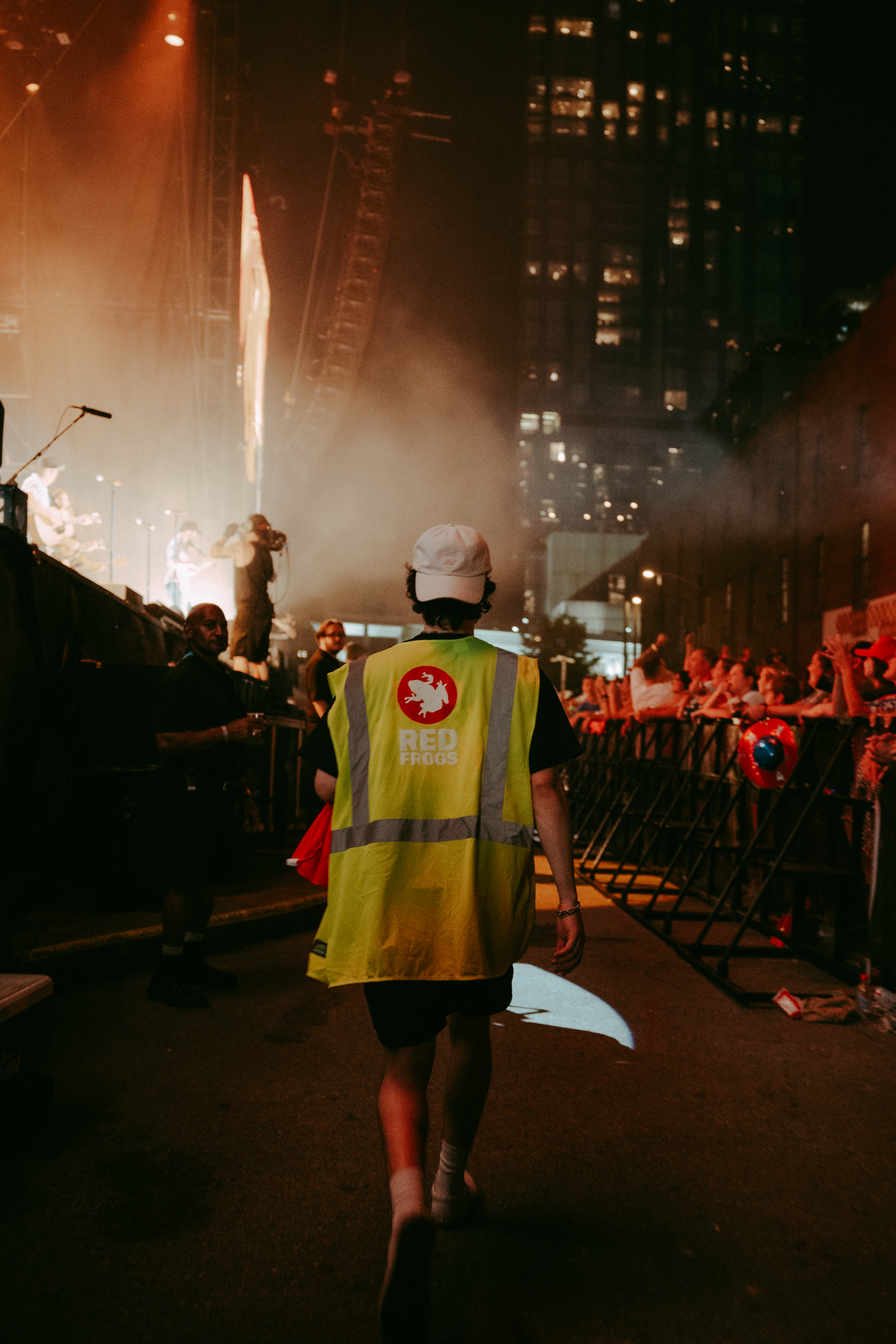 Red Frogs safety vest